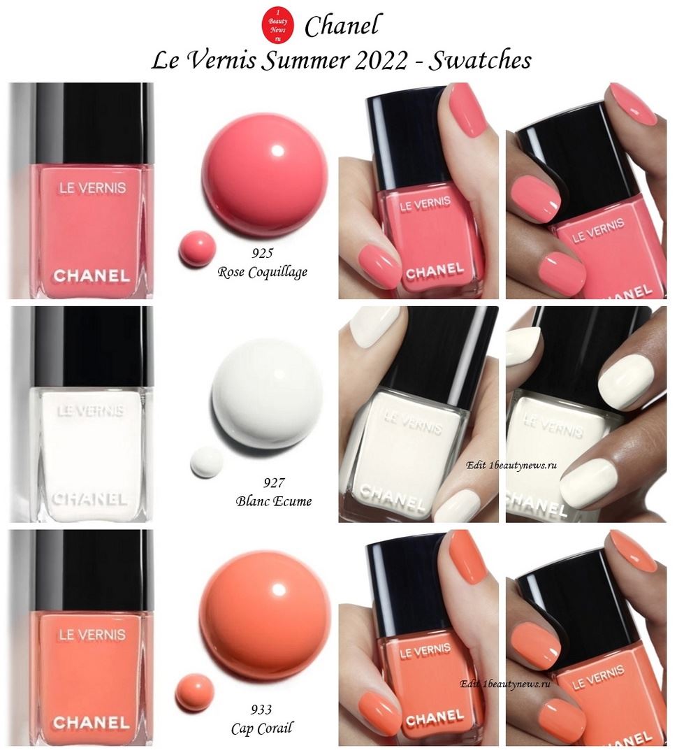 Chanel Le Vernis Summer 2022 - Swatches