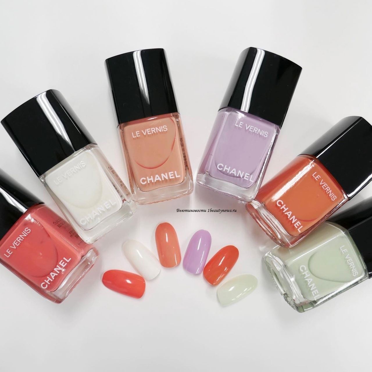 Chanel Nail Collection Summer 2022 - Swatches