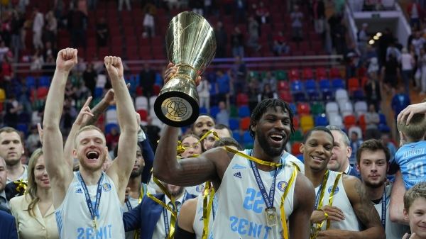 Баскетбольный клуб «Зенит» впервые стал чемпионом Единой лиги ВТБ<br />
