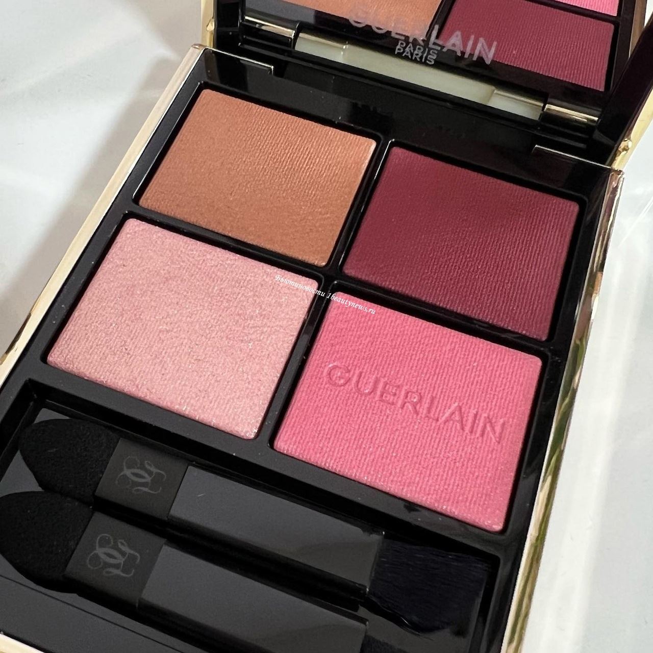 Guerlain Ombres G Eyeshadow Palette 2022 - 530 Majestic Rose - Swatches
