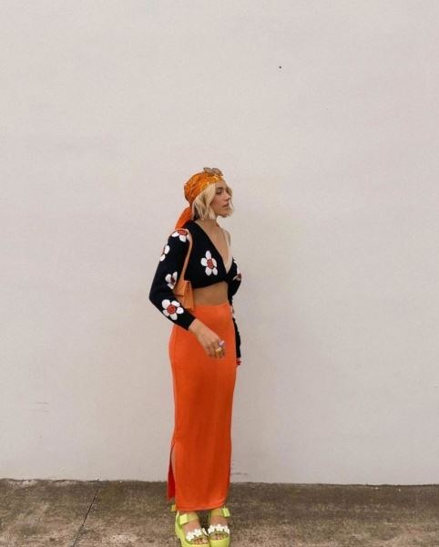 Оранжевый - еще один тренд этого лета: как его носят модные блогеры